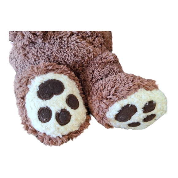 Goffa Brown Bear Plush Lovable Huggable Gingham Bow Stuffed Animal Toy Tagged - Picture 6 of 13